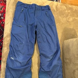 Boys KJUS ski snow pants size 12 (152). Blue. Good condition.